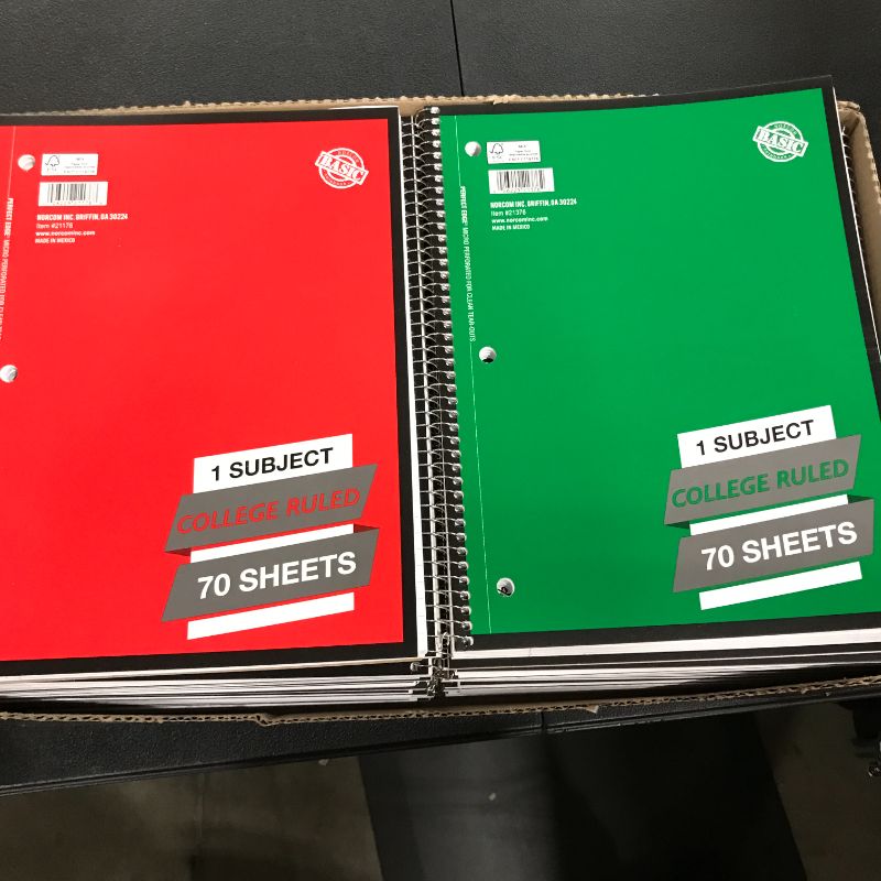 Photo 1 of CASE OF NOTEBOOKS 