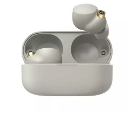 Photo 1 of Sony WF1000XM4 Noise Canceling True Wireless Earbuds - Silver
