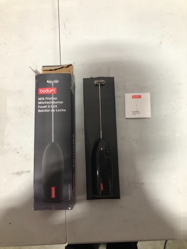 Photo 2 of Bodum Schiuma Milk Frother - Black

