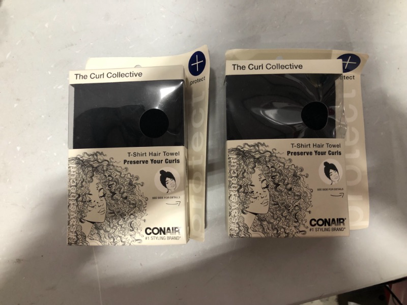 Photo 2 of Conair Curl Collective T-Shirt Hair Towel | CVS-2 Counts
