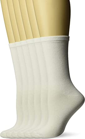 Photo 1 of Amazon Essentials Women's Casual Crew Socks, Pack of 6

