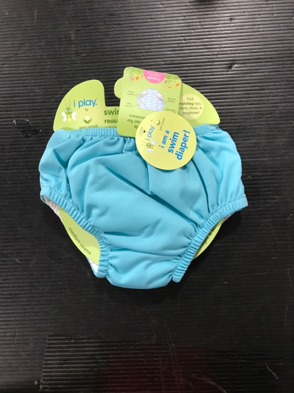 Photo 2 of I Play. Baby and Toddler Boys and Girl Unisex Snap Reusable Absorbent Swim Diaper 12 MONTHS 18-22LBS
