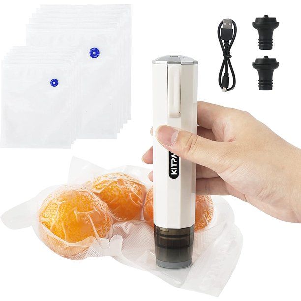 Photo 1 of KITPAL Handheld Vacuum Sealer (White)
