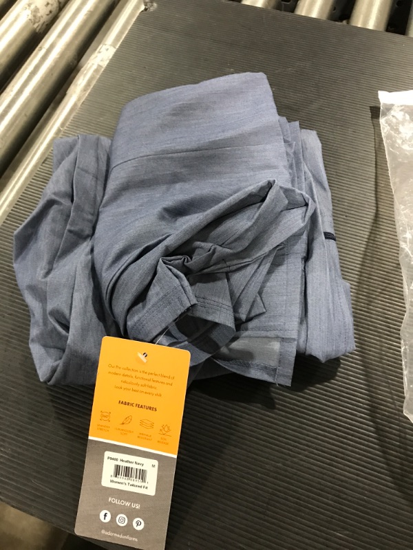 Photo 1 of Adar Pro Heather Movement Booster Scrub Set for Women - Sweetheart V-Neck Scrub Top & Yoga Jogger Scrub Pants Size M
