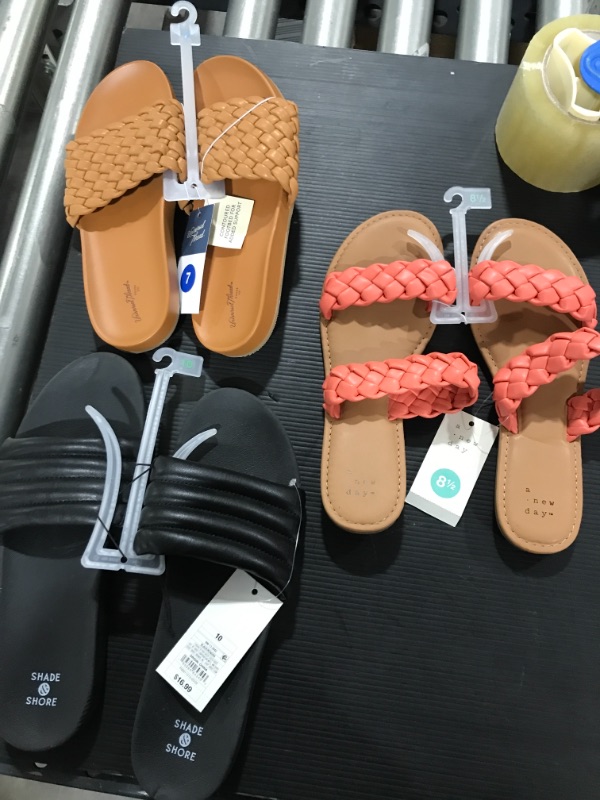 Photo 1 of 3 miscellaneous SANDALS SIZE 8 1/2,7,AND 10