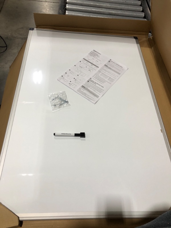 Photo 2 of Amazon Basics Magnetic Dry Erase White Board