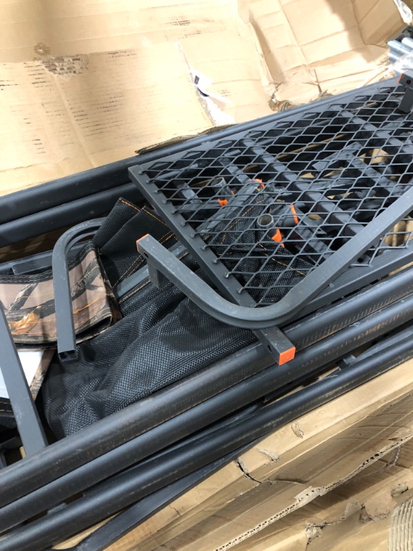 Photo 1 of BIG GAME Hunter HD 1.5 Treestand - Adjustable Shooting Rail, Extra Wide/Deep Platform for Wide Stances, Flex Tek Comfort Seating 18.6' Tall, Black
