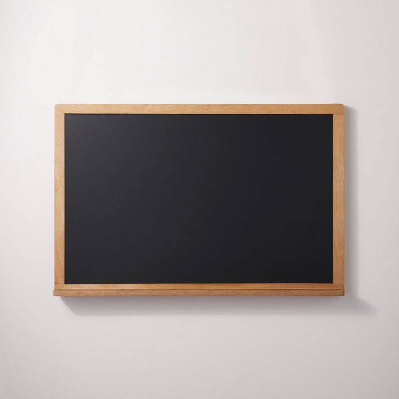 Photo 1 of 24" X 36" Black Chalkboard with Chalk Ledge - Hearth & Hand™ with Magnolia
