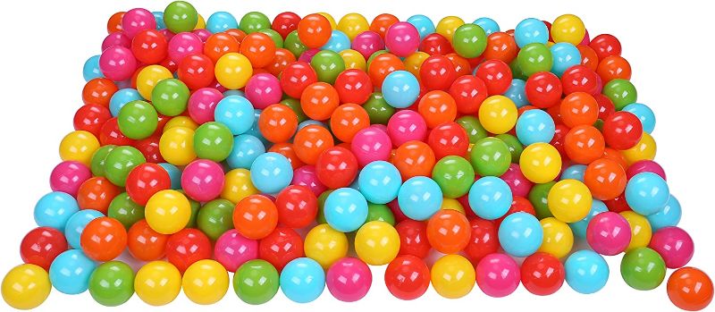 Photo 1 of BalanceFrom 2.3-Inch Phthalate Free BPA Free Non-Toxic Crush Proof Play Balls Pit Balls- 6 Bright Colors in Reusable and Durable Storage Mesh Bag with Zipper
