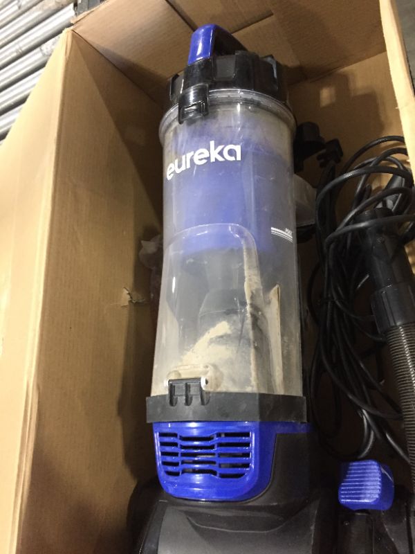 Photo 2 of Eureka PowerSpeed Lightweight Powerful Pet Upright Vacuum Cleaner, for Carpet and Hard Floor, Suction with Upgrated Cyclone, New Model (HEAVILY DIRTY)
