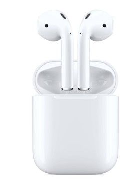 Photo 1 of Apple AirPods True Wireless Bluetooth Headphones (2nd Generation) with Charging Case
MISSING CHARGING CABLE 
