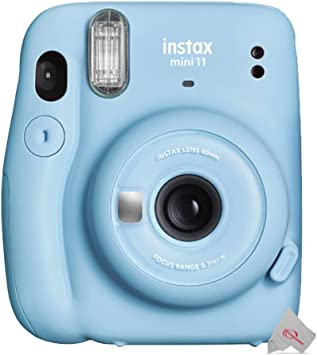 Photo 1 of FUJIFILM INSTAX Mini 11 Instant Film Camera Bundle (Sky Blue)