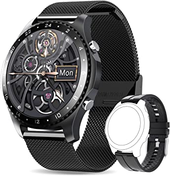Photo 1 of Smart Watches for Men (Dial/Receive Calls, 100+ Faces), Fitness Smartwatch with Voice Assistant, Sleep Tracker, App Message Reminder, Music Control, IP67 Waterproof Smart Watch for Android and iPhone
