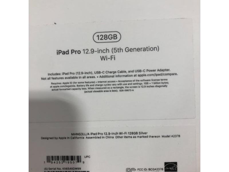 Photo 6 of Apple iPad Pro 12.9” 128GB (5th Gen)