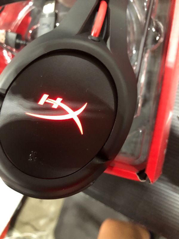 Photo 3 of HyperX Cloud Flight - Wireless Gaming Headset, Long Lasting Battery up to 30 Hours, Detachable Noise Cancelling Microphone, Red LED Light, Comfortable Memory Foam, Works with PC, PS4 & PS5
