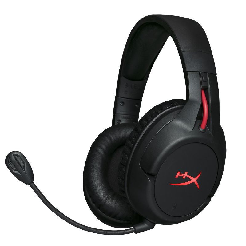 Photo 1 of HyperX Cloud Flight - Wireless Gaming Headset, Long Lasting Battery up to 30 Hours, Detachable Noise Cancelling Microphone, Red LED Light, Comfortable Memory Foam, Works with PC, PS4 & PS5
