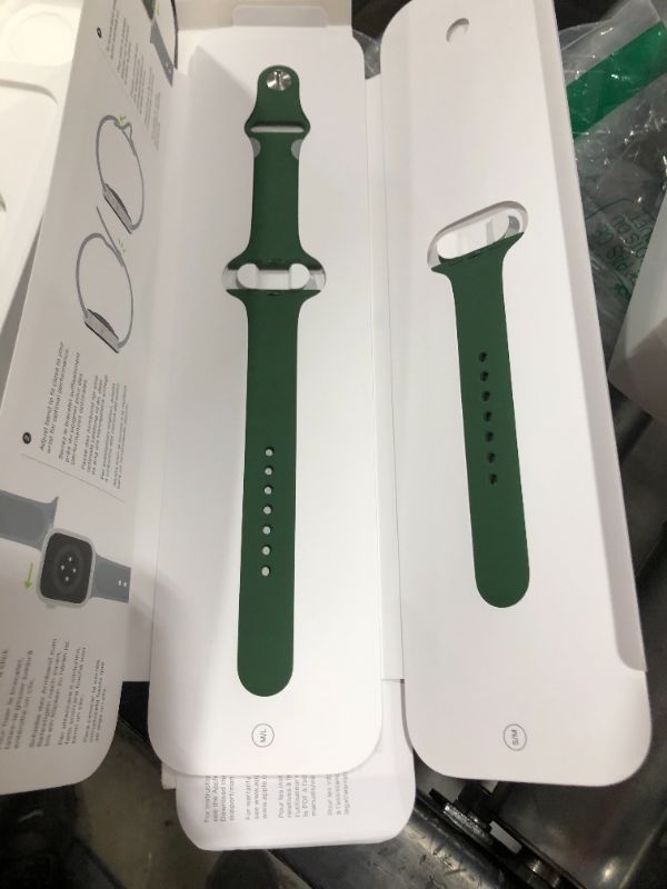 Photo 8 of Apple Watch Series 7 [GPS + Cellular 45mm] Smart Watch w/ Green Aluminum Case with Clover Sport Band. Fitness Tracker, Blood Oxygen & ECG Apps, Always-On Retina Display, Water Resistant
