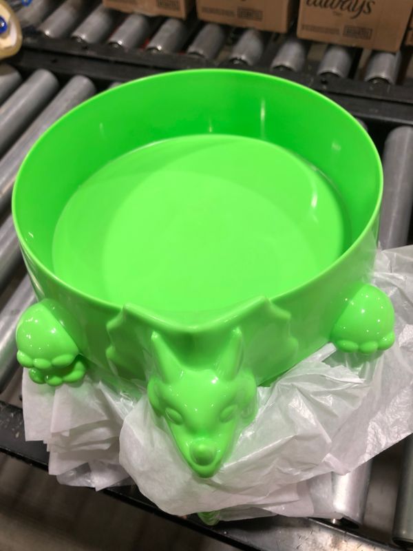 Photo 1 of Bullseyes Playground Count Kids' Neon Pink and Neon Green Dinosaur Beach Sand Tray, BOX OF 18!!