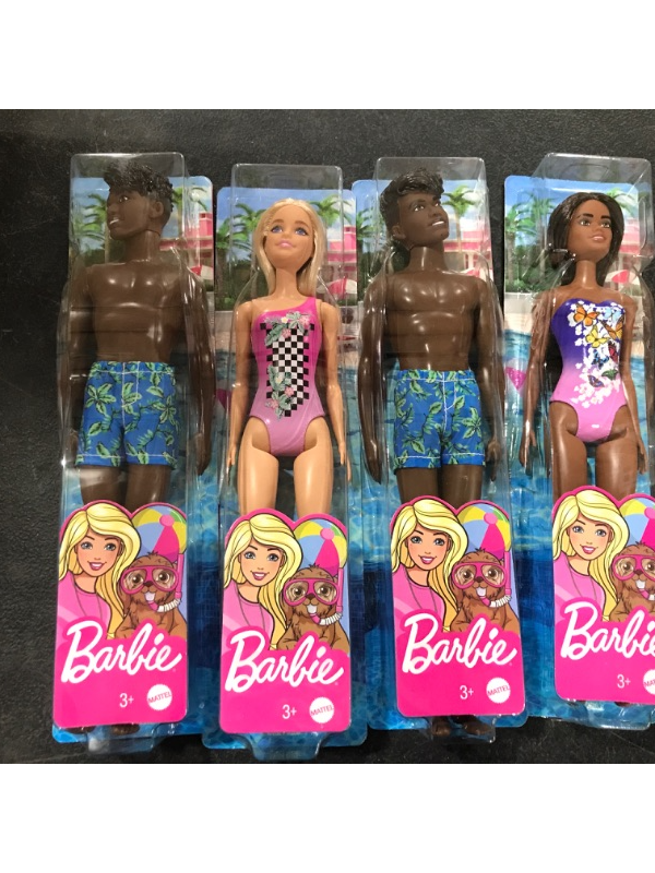 Photo 1 of A box lot of miscellanous Barbie dolls. Contains four 