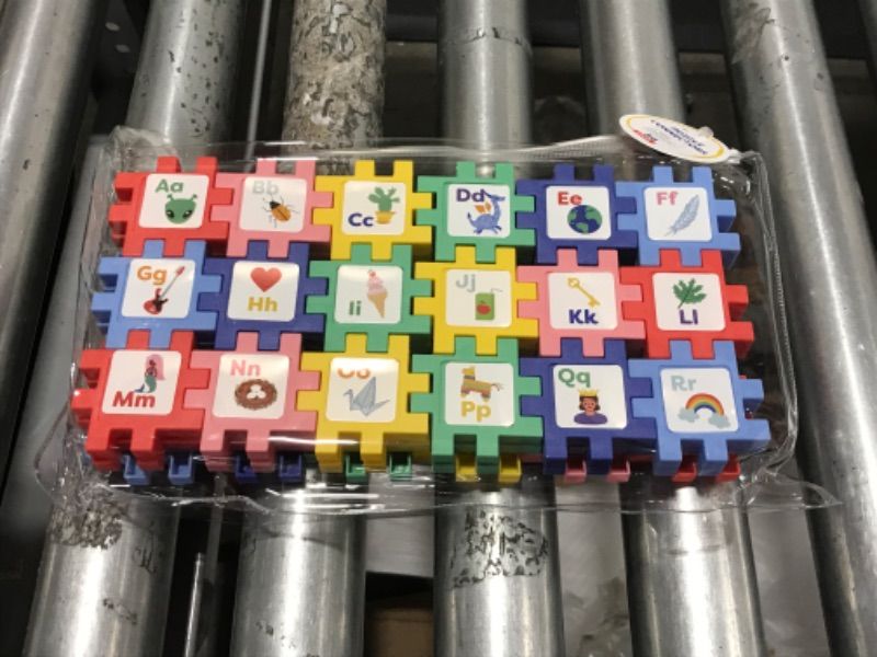 Photo 1 of Bullseyes Playground Puzzle Connectors Alphabet/Numbers/Shapes
