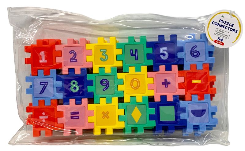 Photo 1 of Bullseyes Playground Puzzle Connectors Numbers