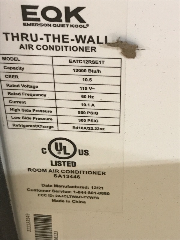 Photo 4 of 14,000 BTU 230-Volt Through-the-Wall Air Conditioner Only with Remote