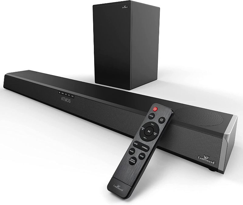 Photo 1 of Larksound 3.1.2 Dolby Atmos Sound Bar with Wireless Subwoofer, Sourroud Sound System, Home Theater Soundbar for TV, 4K Pass-Through
