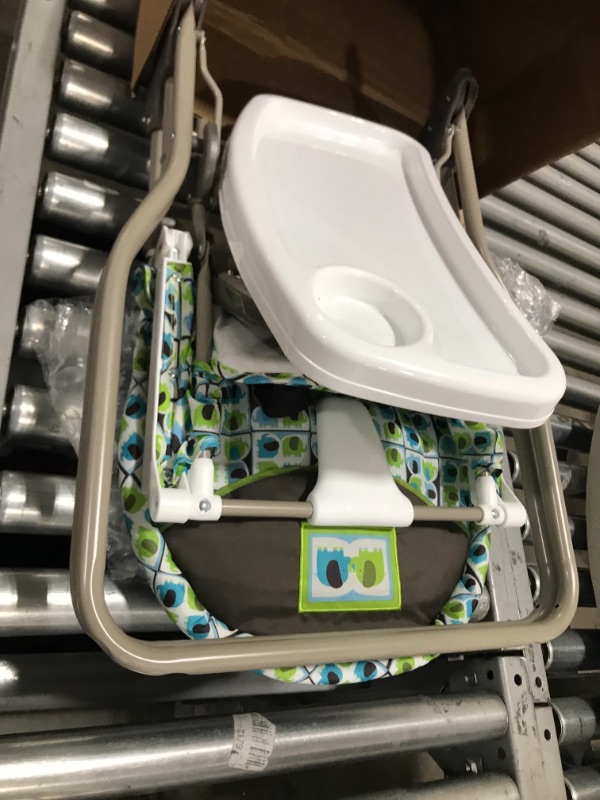 Photo 2 of Cosco Simple Fold High Chair with 3-Position Tray (Elephant Squares)