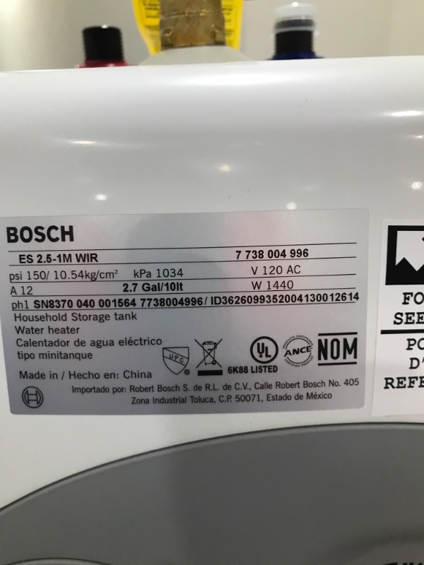 Photo 3 of 2.5 Gal. Electric Point-of-Use Water Heater