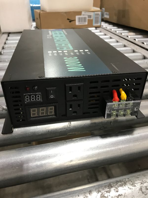 Photo 2 of WZRELB 3000W 48V 120V Pure Sine Wave Power Inverter with 2 AC Outlets