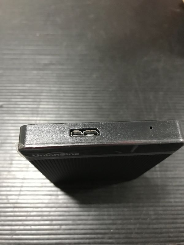 Photo 3 of UnionSine 750GB 2.5" Ultra Slim Portable External Hard Drive HDD-USB 3.0 for PC, Mac, Laptop, PS4, Xbox one,Xbox 360-HD-2510(Black)
