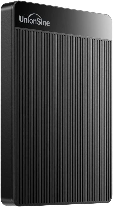 Photo 1 of UnionSine 750GB 2.5" Ultra Slim Portable External Hard Drive HDD-USB 3.0 for PC, Mac, Laptop, PS4, Xbox one,Xbox 360-HD-2510(Black)
