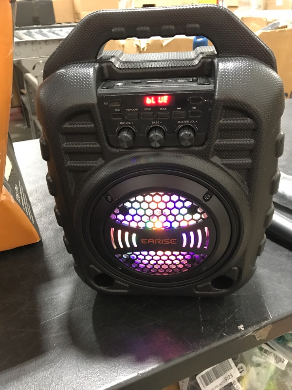 Photo 2 of EARISE T26 Pro Karaoke Machine with 2 Wireless Microphones