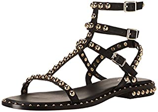 Photo 1 of Ash Women's Play Flat Sandal, Black, 10 