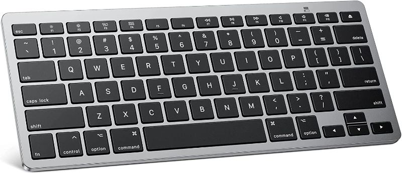 Photo 1 of Bluetooth Keyboard for Mac, OMOTON Compact Wireless Keyboard Compatible with MacBook Pro/Air, iMac, iMac Pro, Mac Mini, Mac Pro Laptop and PC, Grey
