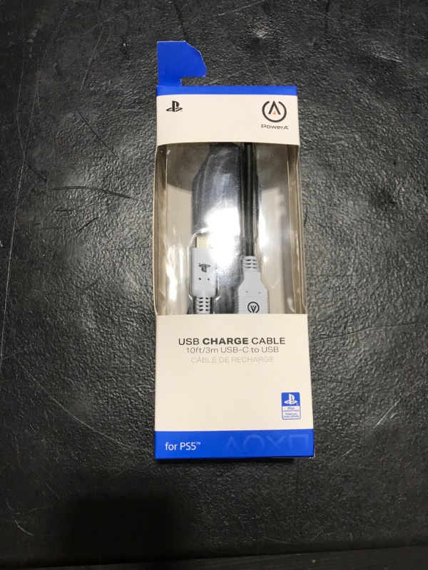 Photo 2 of PowerA USB-C to USB Charge Cable for PlayStation 5