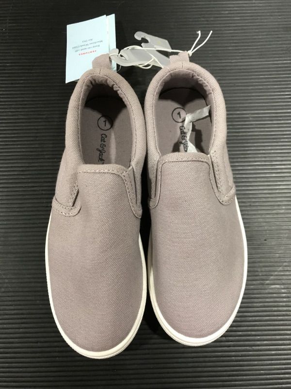 Photo 2 of [Size 3] Kids' Blaine Slip-On Apparel Sneakers - Cat & Jack™