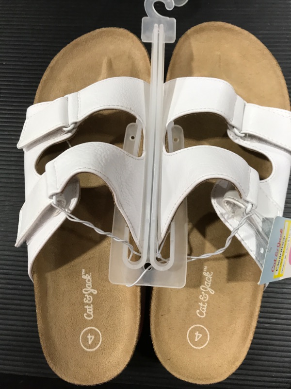 Photo 2 of [Size 4] Girls' Claire Slip-on Footbed Sandals - Cat & Jack
