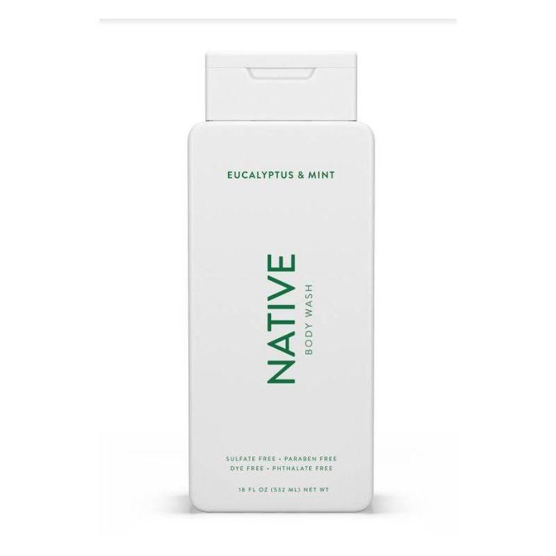 Photo 1 of [12 Ct] Native Eucalyptus and Mint Body Wash for Men - 18 fl oz