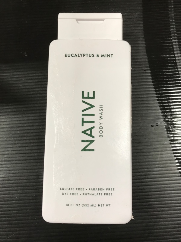 Photo 2 of [12 Ct] Native Eucalyptus and Mint Body Wash for Men - 18 fl oz