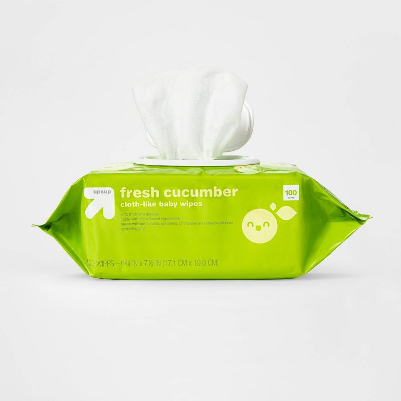 Photo 1 of [12 Ct] Fresh Cucumber Baby Wipes- up & up™