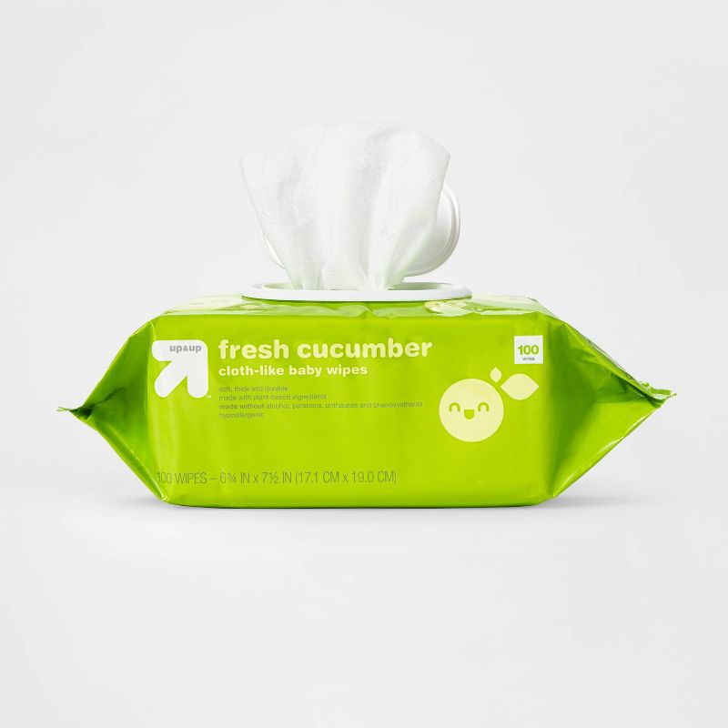 Photo 1 of [12 Ct]  Fresh Cucumber Baby Wipes- up & up™ 