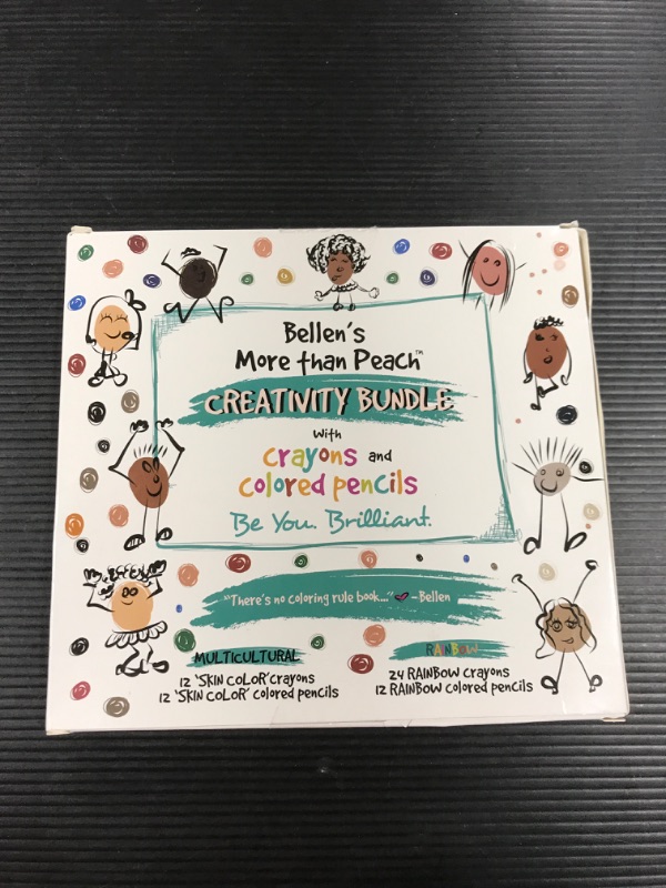 Photo 2 of Bellen's More Than Peach Creativity Bundle with Crayons & Colored Pencils