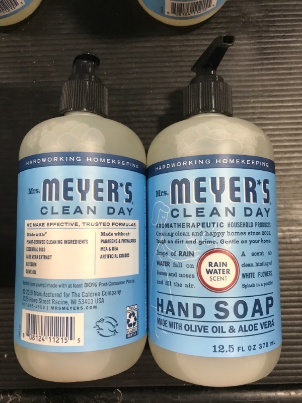 Photo 2 of [2 Pack] Mrs. Meyer's Clean Day Rain Water Liquid Hand Soap - 12.5 fl oz

