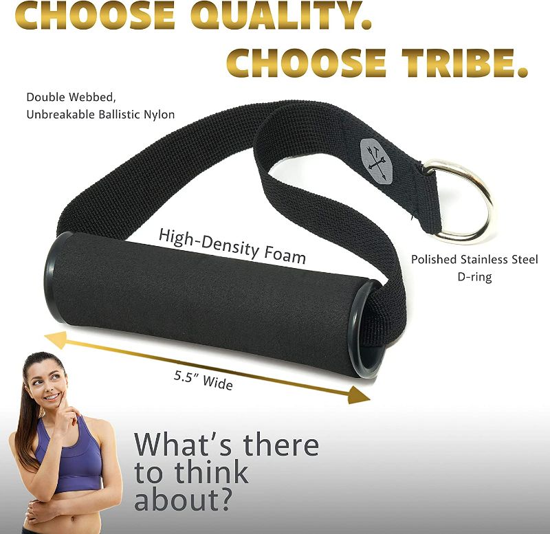 Photo 1 of TRIBE Resistance Bands Set and Weights for Exercises I Exercise Bands for Men with Workout Bands, Handles, Door Anchor, Ankle Straps, Carry Bag, Exercise eBook I Resistance Training, Fitness Equipment