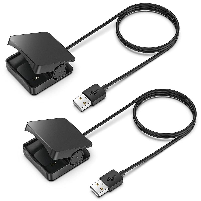 Photo 2 of [2-Pack] Charger Cable for Halo Band, Replacement Charging Clip for Halo Device, 3.3ft (Not Official)