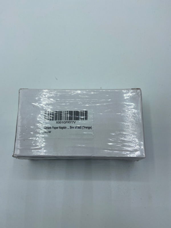 Photo 2 of Gmark Paper Napkin Band Box of 500 (Orange), Paper Napkin Rings self Adhesive GM1061