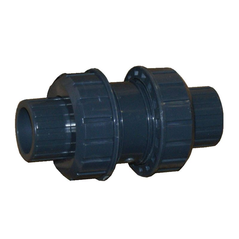 Photo 1 of ERA SCH 80 PVC 1-1/2 Inch True Union Ball Check Valve, Socket Connection