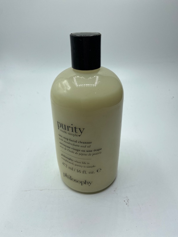 Photo 4 of philosophy purity made simple oil free cleanser