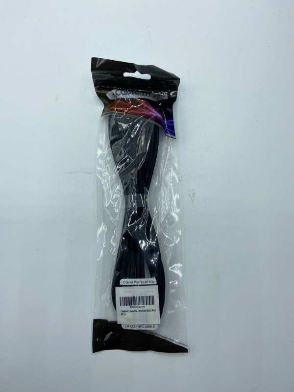 Photo 2 of CableMod C-Series Classic ModFlex Sleeved 8-pin PCI-e Cable for Corsair RM Black Label/RMi/RMX (Black, 60cm)